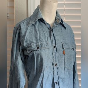 Vintage Levi's Orange Tab Chambray Shirt